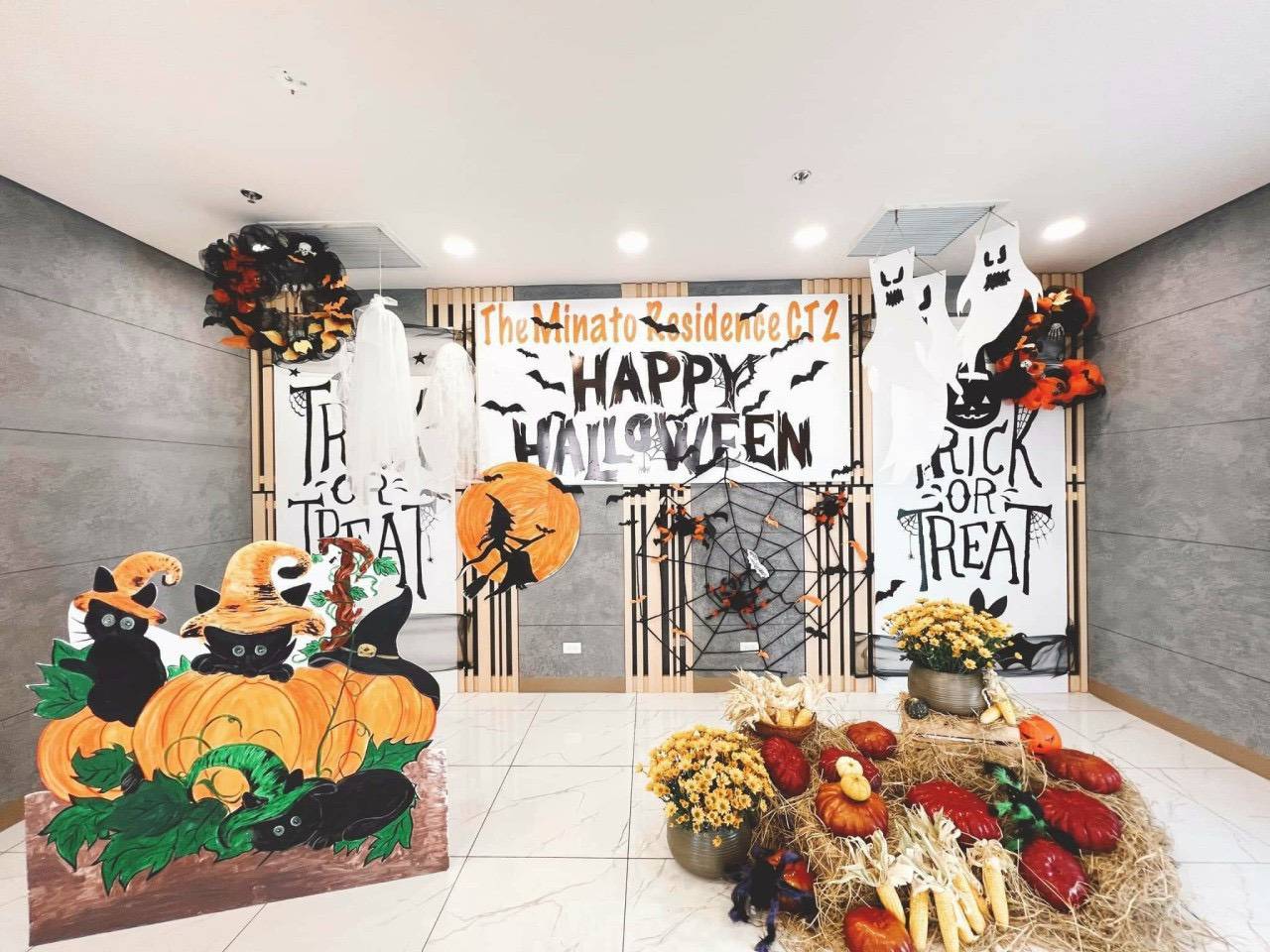 Trang trí LABO Lễ hội Halloween tại chung cư Minato Hải Phòng